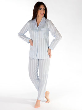 Pijama abierto 100% algodón suizo
