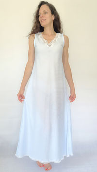 Camicia da notte plumetis svizzero, 100% cotone