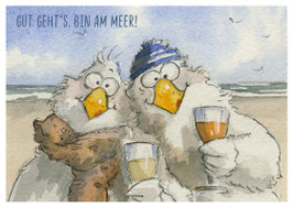 Gut geht's. Bin am Meer!