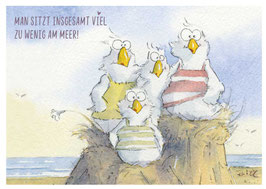 Man sitzt insgesamt viel zu wenig am Meer!