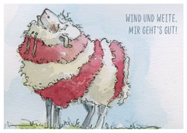 Wind und Weite. Mir geht's gut!
