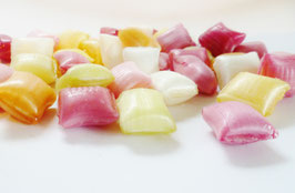 Fruchtige "Seidenkissen" Bonbons