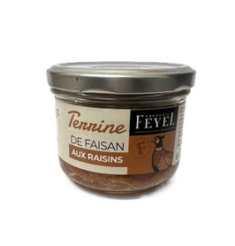 Fasanenterrine mit Rosinen Terrine de Faisan 180g Glas Feyel