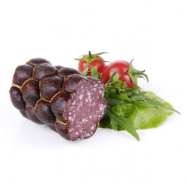 Rentiersalami kalt geräuchert ungefähr 190-200g Rentierfleisch 94%