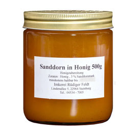 Kurzes MHD ! Sanddorn in Honig 500g