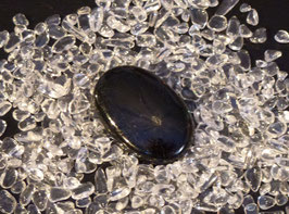 Linsenstein Schörl (schwarzer Turmalin)