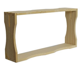 Wabenhonigrähmchen aus Holz Doppelt