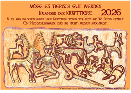 Keltenmond Krafttierkalender für 2026 - In Vorbestellung günstiger, später 14,00 EUR