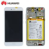 Service remplacement Ecran complet Huawei P8 Lite 2017 Service Pack (Ecran,Batterie,chassis)