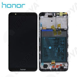 Service réparation Ecran Complet Noir Service Pack Huawei Honor 7X Ecran,Batterie,chassis UTO/CHRO