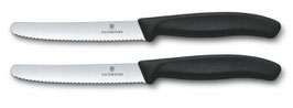 Victorinox Swiss Classic Tomaten- und Tafelmesser, schwarz