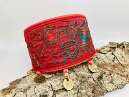 Windhundhaldsband Flower --- Kettenverschluss (37cm)