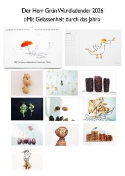 NEU: Der Herr Grün Wandkalender 2026