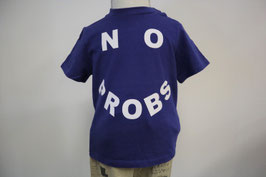 Stella Mc Cartney（ステラマッカートニー）“NO PROBS”のプリント/青/Ｔシャツ