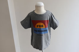 BOBO CHOSES （ボボショーズ）『FOR PRESIDENT』プリント/ウォッシュ加工/Ｔシャツ