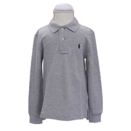 POLO RALPH LAUREN KIDS　ポロラルフローレン　 グレー　長袖ポロシャツ　110㎝　4歳　5歳