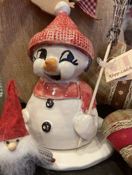 "Glück-Auf" Räucher-Schneemann