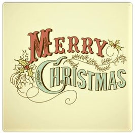 Metallschild MERRY CHRISTMAS