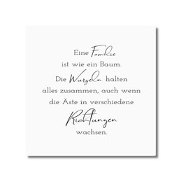 Duftsachet "Eine Familie ist wie ein Baum"