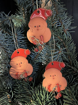 Weihnachts-Wichtel aus Ton