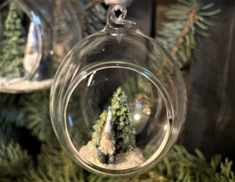 Glaskugel Santa Fritte