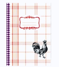Einschreibheft "Le coq rouge"
