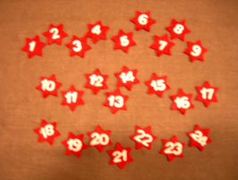 Filz-Sterne 1 - 24