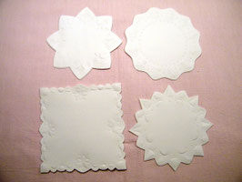 Kartenaufleger weiß