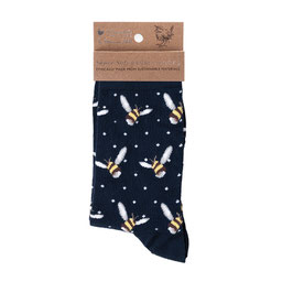 Damen Socken "Fleißige Bienen"