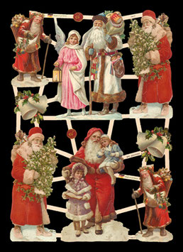 Glanzbilder-Bogen Weihnachten