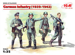 German Infantry (1939-1942) (4 figures) COD: 35639