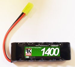 BATTERIA ni-mh 7,2 V. 1400mAh COD: 1400AP
