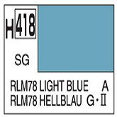 Mr Hobby Aqueous Hobby Colour  RLM78 Light Blue COD: H418