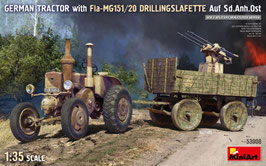 GERMAN TRACTOR with Fla-MG151/20 DRILLINGSLAFETTE Auf Sd.Anh.Ost COD: 53008