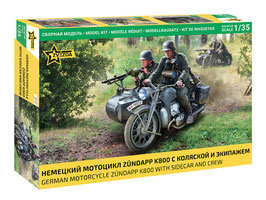 German Motorcycle Zündapp K800 With Sidecar And Crew COD: 3717