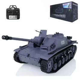 1/16 rc german stug iii, (f8 type) antitank vehicle, infrared battling system, stell wave boxCOD: 3868-1
