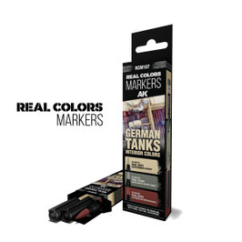 GERMAN TANKS INTERIOR COLORS - SET 3 REAL COLORS MARKERS COD: RCM107