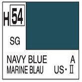Mr Hobby Aqueous Hobby Colour Navy Blue COD: H54