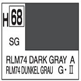 Mr Hobby Aqueous Hobby Colour RLM74 Dark Gray COD: H68
