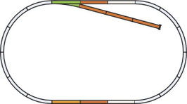 Set di binari aggiuntivi PIKO + Carro Merci COD: 55380