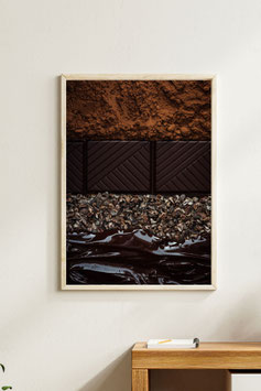 Chocolat en différentes textures