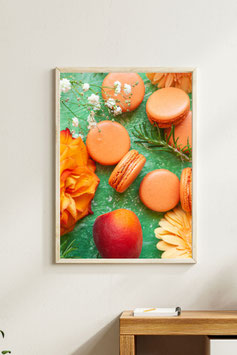 Macarons abricot romarin
