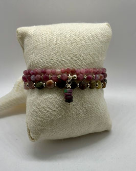 3- teiliges Granitarmband