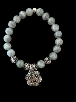 Labradorith Armband geschwärzt
