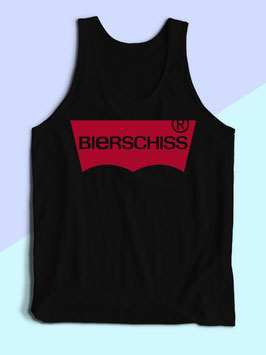 Bierschiss Tanktop Schwarz