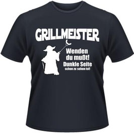 Grillmeister Shirt Schwarz