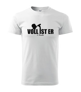 Voll ist er Shirt weiss