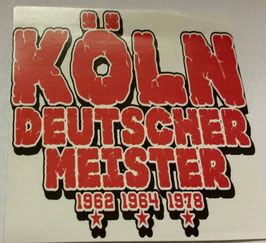 150 Köln Deutscher Meister Aufkleber