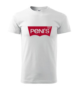 Penis Shirt weiss