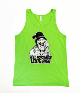 Voll normale Leute hier (1Kopf Comic ) Tanktop NeonGrün